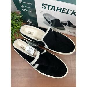 Staheekum Men's Black Cozy Camp Mules Size 10